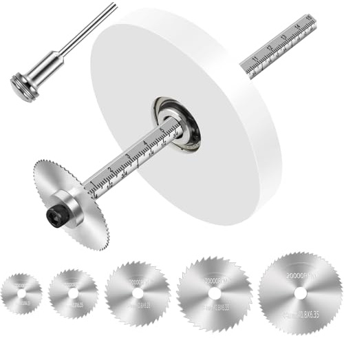 Inside Pipe Cutter for PVC Pipe Cutter Tool with 4 Scale Adjustable Depth Gauge Guide, 5pcs Saw Tooth Blades with 0.315 Hex Key Shaft, Plumbing Internal Plastic Pipe Cutter Set