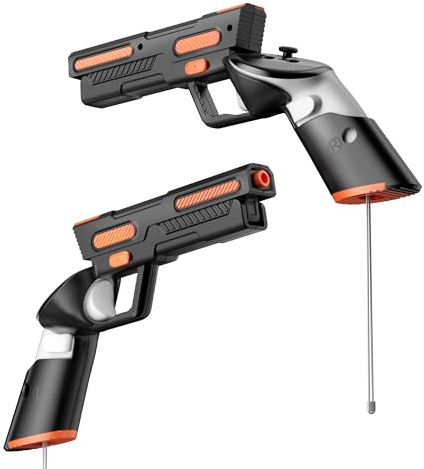 APEXINNO VR Gun Stock Cover for Quest 3S Meta Quest 3 Controllers Accessories, Hard Controller Grips for Oculus Quest 3/3S Enhanced FPS Games Reality Holding Feels, Handle Shell Case Protector