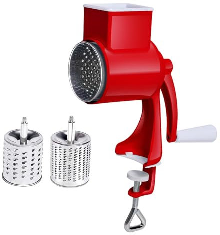 Baoblaze Molino de Alimentos, fresadora de manivela, trituradora de Frutas secas de Cocina, de nueces fácil de Usar, Molino de Grano Manual para maíz, Hojas