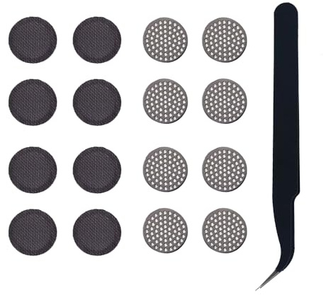 TENNMAK Dammfilter nätersättning för Sennheiser Momentum True Wireless 3/4 & Technics EAH-AZ40/EAH-AZ60/EAH-AZ80 öronsnäckor öronproppar x 8 par