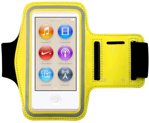 Premium-Armband für Apple iPod Nano 7. / 8. Generation, wasserabweisend, Gelb