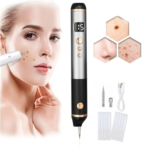 Stylo plasma à 15 niveaux, stylo anti-taches noires, anti-verrues, pour les lèvres, les mains, les yeux, le cou, le visage, la tête et le nez. Sûr et indolore, sans danger pour la peau.