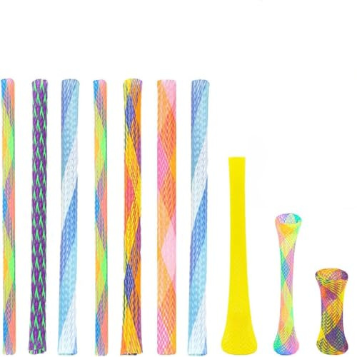 48 Stück Katzenschlauch Federspielzeug Katze Tube Spielzeug Interaktives