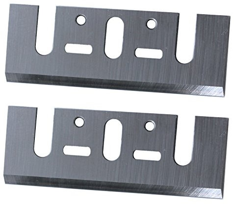 HobbyPower24 Lames de rechange en acier rapide Skil 96H - 2 pièces - 82 x 29 x 3 mm - Pour rabot électrique - Compatible bois