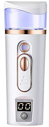 Milisten Handnebelsprühgerät Usb Tragbarer Gesichtswasser Befeuchter Kaltwasserspray Mini Gesichtsnebelsprüher Für Feuchtigkeitspflege Make-up Spa Hautpflege