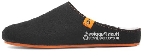 Hush Puppies Men's Ryder Slipper, Black, 11 UK