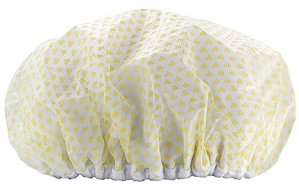 Drybar Morning After Shower Cap - cotton-lined elastic grip, protects your blow-dry from water, Generous size holds all types of hair