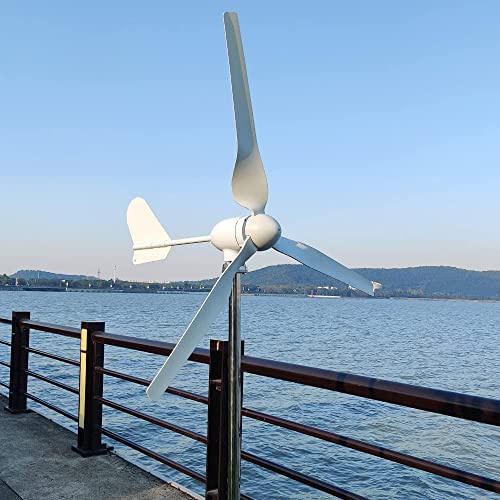 1000w Wind Turbine 12v 24v 48v Wind Generator With MPPT Controller Free Power Windmill for Garden Terrace Marine Motor Home Chalet Boat (48V with Controller)