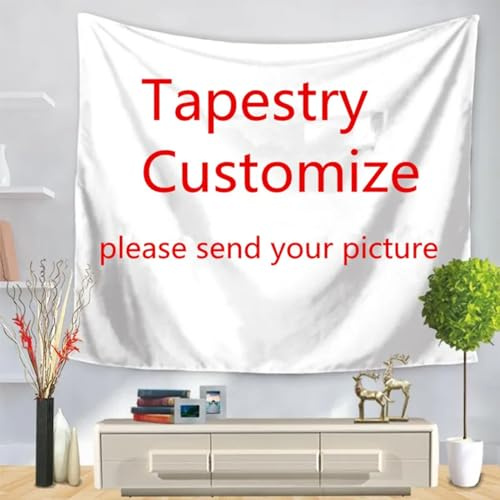 gume Individueller Wandteppich, personalisierter Hintergrund, individueller Wandteppich für Schlafzimmer, erstellen Sie Ihren eigenen Wandteppich, personalisierter Wandteppich (180 x 230 cm)