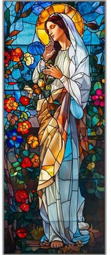 Diamond Painting Religion Madonna, Diamond Painting Groß xxl 210 X 70cm, DIY Diamant Painting Bilder, 5D Diamond Painting Erwachsene, Daiments Painting Diamond Art Crafts, Haus Wand Dekoration -484FC