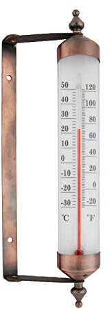 Fensterrahmen Thermometer aus Weichstahl, drehbar zum präzisen ablesen