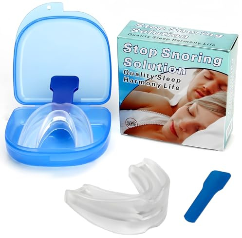 Férula de crujido para la noche, protector bucal moldeable para rechinar los dientes para antirronquidos, protector de noche dental, contra el bruxismo y la férula para ronquidos para hombres y