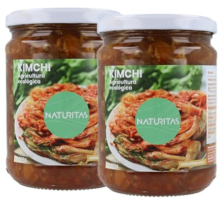 Pack Kimchi Bio | 2x420g | Naturitas Essentials | Cabbage Kimchi | De agricultura ecológica | Conservas