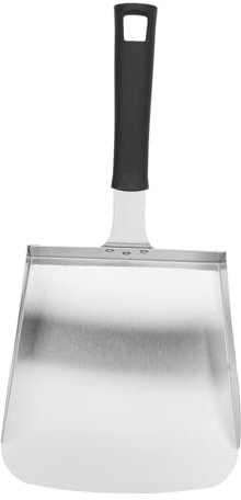 Hztyyier Pala de Parrilla Grande de Acero Inoxidable para Barbacoa Food Motor Grill Fácil de Limpiar Diseño Profesional para Calefacción Uniforme Ergonómico Seguro e Higiénico