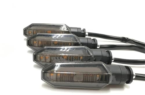 LYBH Luci Frecce di Direzione Indicatori di Direzione per Moto per H&Onda per CB 150 R NSS 750 X NC 750 X CRF 250/L Africa Twin(Fumo,4 Pezzi)