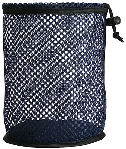 Nylon-Balltasche für Tischtennis, 12/25/50 Bälle, Tragetasche mit Kordelzug, Schwarz/Grün/Blau