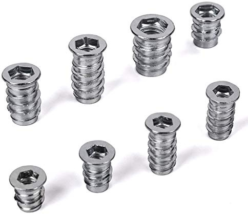 100 x SO-TECH PROFI Skruvuttag med täckbåge M8 x 20 mm skruvmutter av galvaniserat stål med sexkantigt uttag