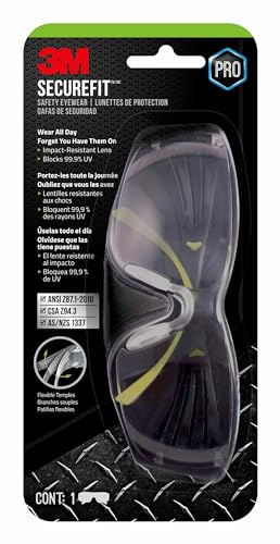 3M SecureFit 400 - Gafas de seguridad, transparentes antivaho