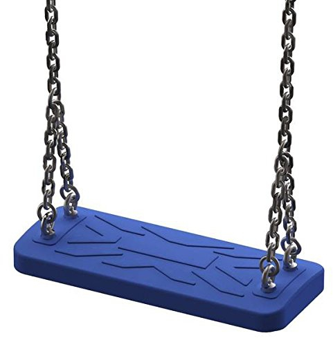Klingl Spielgeräte Schaukelsitz Top-Line - Farbe und Kette zur Auswahl, Farbe:blau, Kette:400 cm verzinkt