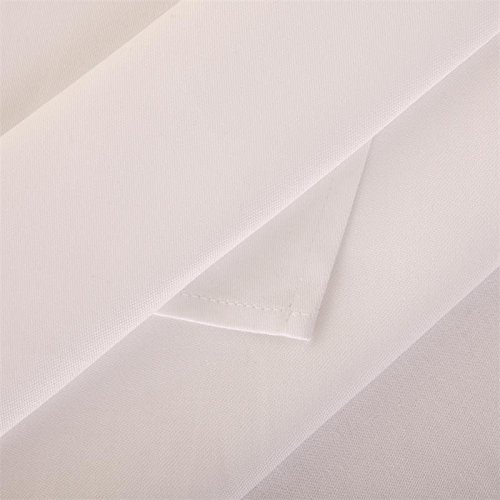 Servietten 60x60 cm Weiß Baumwolle Linon (Kochfest, Stoff, Deko, Hochzeit, Geburtstag, Party)