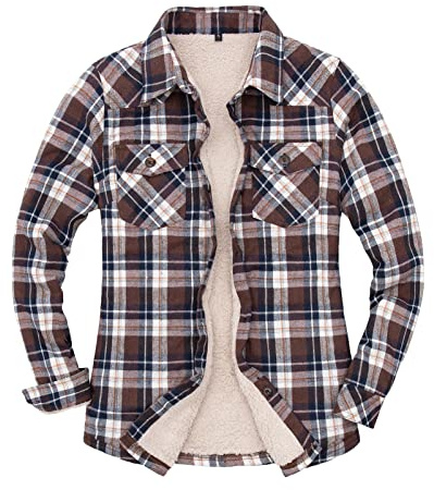 ZENTHACE Womens Shirt Jacket Chemise longue à bouton d'utilité professionnelle Femme