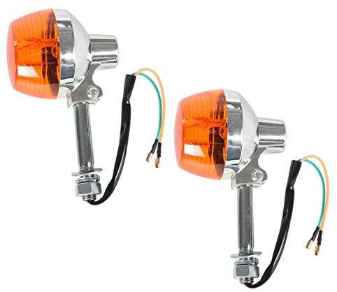 2 pcs Turn Signal Lights Indicator Lights 12mm Bolt Motorcycle Lights Replacement for Honda C70 CT70 CT90 XL100 CB350 CM400 CB450 CB750