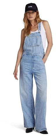 G-Star Women's Straight Leg Dungaree , Blue (sun faded cloudburst D24398-D536-G339), XL