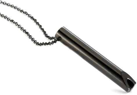 GNALIA 1 Pcs Collier De Respiration Collier De Soulagement De L'Anxiété Ralentissant La Respiration Pour Une Peau Saine Noir
