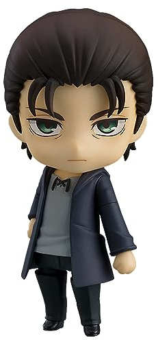 Zhongkaihua Saison Finale Anime Eren Jaeger Figure tête Mobile et remplaçable pour Accessoires Figurine d'action Mignonne Mini Figurine en PVC q ver. Statue modèle en Argile