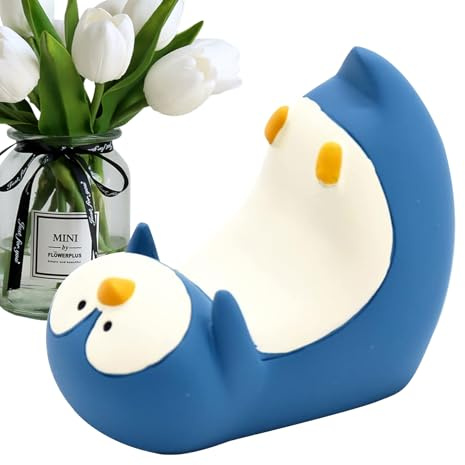EviKoo Pinguin-Ständer, Cartoon-Pinguin-Ständer, Harz-Handyhalter, Tier-Handyhalter, Handy-Pinguin-Ständer, universelle Handy-Halterung für Arbeitszimmer, Schule, Studentenwohnheim, Wohnzimmer