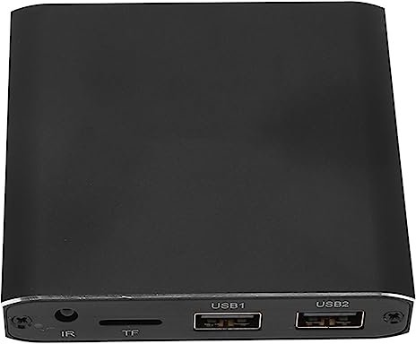 4K Ultra HD Digital Media Player für USB Laufwerke und SD Karten, Spielt 4K/UHD Videos mit 30 Bildern Pro Sekunde ab, Automatische Wiedergabe und Looping Funktion (EU-Stecker)