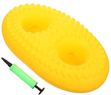 Alasum 1satz Aufblasbarer Getränkefloat Für Pool Und Strand Multi-funktions-becherhalter Für Partys Mit Pumpe Leuchtendes Design Für Wasseraktivitäten Und Tropische Themenfeiern