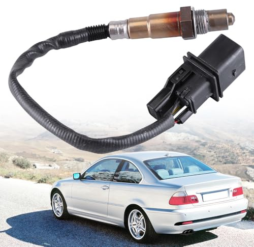Lambdasonde Regelsonde vor Kat Kompatibel für B&m*w 3er E46 316i 318i X3 E83 Z4 E85 2.0i Sauerstoffsensor Lambdasonde Regelsonde Sensor 11787512975,7512975, 751297503, 360mm