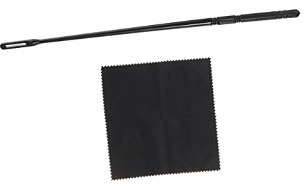 VICASKY Set Bacchetta e Panno Per La Pulizia Del Flauto Piccolo, Accessorio Strumento Di Pulizia Piccolo, Tessuto Assorbente Riutilizzabile Per Flauti e Ottavini, Kit Cura Strumenti a Fiato