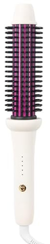 Brosse chauffante ionique - Boucle rotative de 28 mm avec technologie ionique thermique, outil d'outils pour cheveux | Styler adapté aux voyages pour boucles lisses, serrures sans frisottis, salon