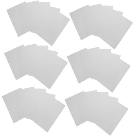 Kisangel 10fogli Puzzle Staccabili e Attaccabili Trasparenti Fogli Puzzle Per Conservazione Facile Da Applicare e Rimuovere