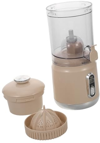 STOBAZA Electric Citrus Juicer Portable Juice Pulp Separation Automatic Orange Lemon Grapefruit Squeezer Lightweight Multifunctional Fresh Fruit Extractor