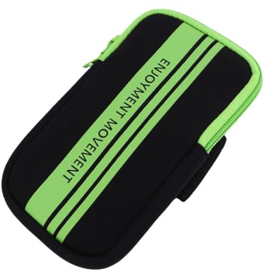 Alipis Sportiva Busta Telefono da Polso Verde Porta Smartphone Fino Traspirante e Resistente per Corsa e Attività Outdoor