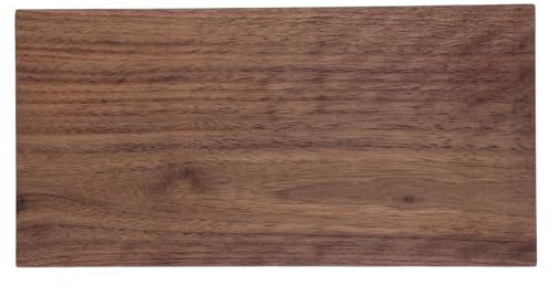 Angoily Tabla de Madera Contrachapada de Nogal Natural 30 X 15 X 1 Cm para Manualidades Diy, Proyectos de Grabado y Decoración, Madera Dura Resistente para Carpintería y Diseño