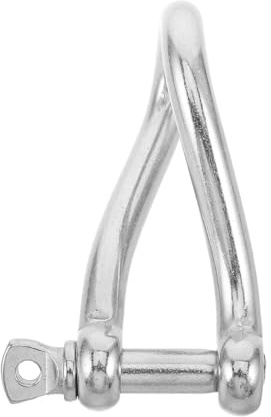 Toyvian Grillo Girevole a Torsione in Acciaio Inossidabile Marino 10 Mm per Ancoraggio e Sollevamento, Forcella Marina Resistente per Sartiame Barche a Vela e Yacht, Accessorio Nautico