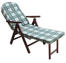 POLTRONA SEDIA SDRAIO GIGLIO CON PROLUNGA LEGNO REGOLABILE 4 POSIZIONI IMBOTTITO 105 CM SOGGIORNO CUCINA SALONE DIVANO