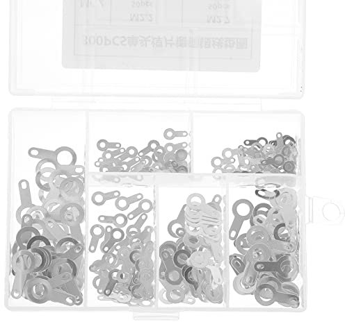 iplusmile Ringkabelschuh, 300 Stück Lötkupferklemmensortiment - Kupferbeschichtung M2. 2 M6. 2 Einkopf-Lötanschluss-Flachscheiben-Lötfahne für Hardware-Instrumentengeräte