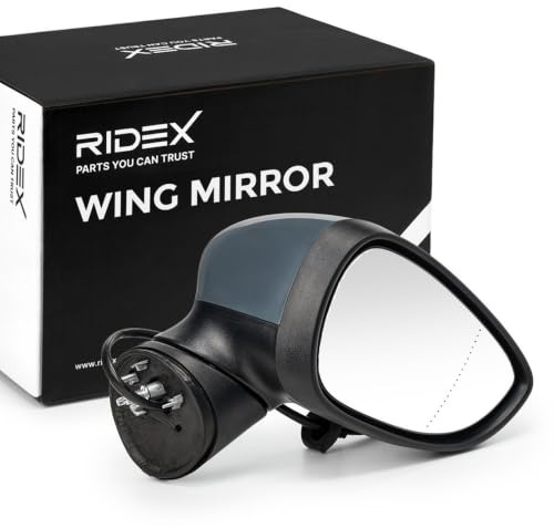 RIDEX 50O0307 Außenspiegel Seitenspiegel Rechts Elektrisch Beheizbar mit Blinklicht Kompatibel mit FORD Fiesta Mk6 Schrägheck JA8, JR8 für Links-/Rechtslenker 1490116 1466883 1380215