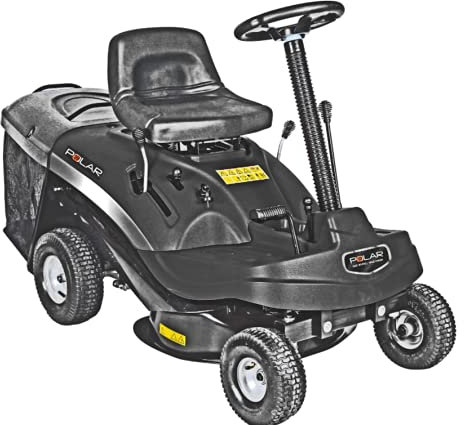 Rasaerba rider Polar – avviamento elettrico – 196cc-6,5HP – consumo: 0,9L/h – 4 velocità di guida + retromarcia – 5 altezze di taglio – larghezza di taglio 610mm – lavora fino a 2600m2/h