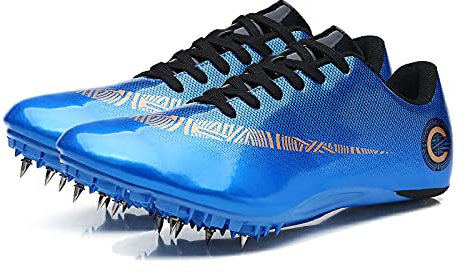 Zapatos con Clavos para Pista y Campo Zapatillas Deportivas para Correr Usar Deporte Corriendo Respirable Deportes Zapatos Botas de Spike Profesionales Hombre Adulto Training