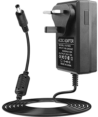 15V 3A Power Supply AC/DC Adapter 100V-240V 50/60hz DC 15 Volt 3 Amp 45 Watt 15W Transformer for Led Video Light Panel light,530 RGB Led Light Photography Video Lighting