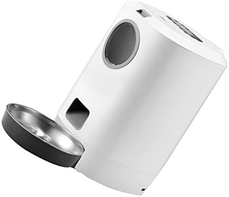Beavorty Automatic Pet Feeder Cat Food Bowl Container for Feeding at Home Travel Capacity