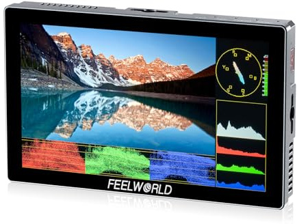 FEELWORLD P6X 5,5 Kamera Feldmonitor 1000 Nits Aluminium Touchscreen