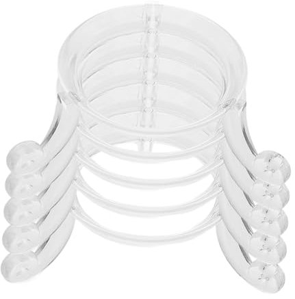 WOONEKY 5stücke Ballständer Aus Acryl Für Baseball Und Softball Dekorativer Ball-displayständer Für Schreibtisch Und Wohnzimmer Platzsparend Und Haltbar