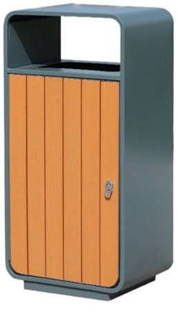Poubelle Extérieure Cendrier Quadratischer Metallmülleimer Für Den Innen- Und Außenbereich, Kommerzieller Mülleimer, Geeignet Für Den Innenbereich, Büro, Einkaufszentrum Ordures Déchets Extérieur
